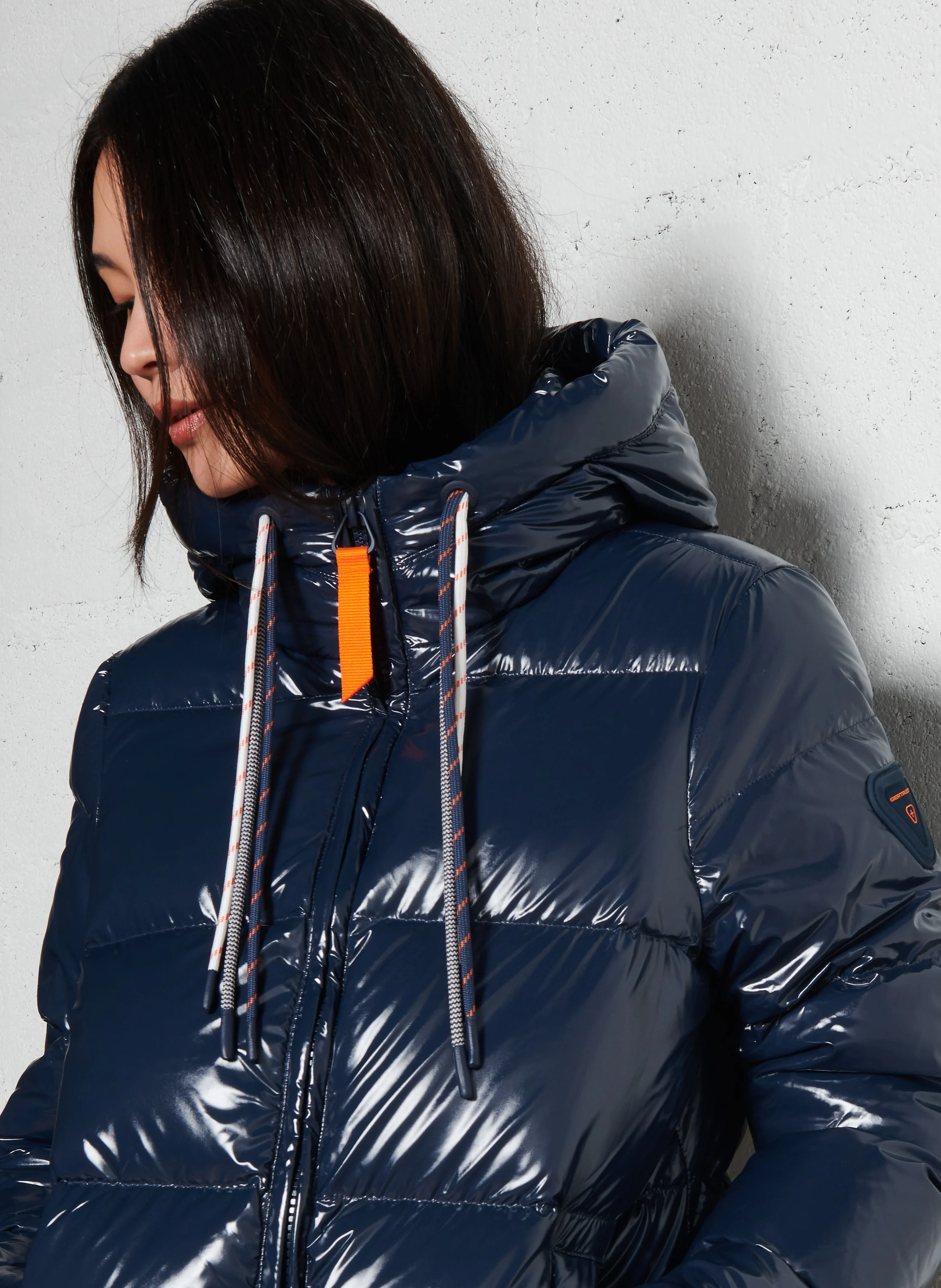 OPRABRIGHT - Doudoune col montant à capuche | Bleu