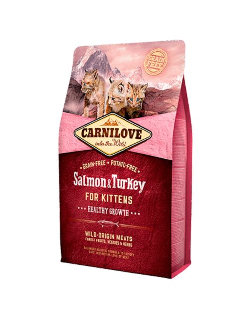 Carnilove Salmon & Turkey Kittens - Kattenvoer
