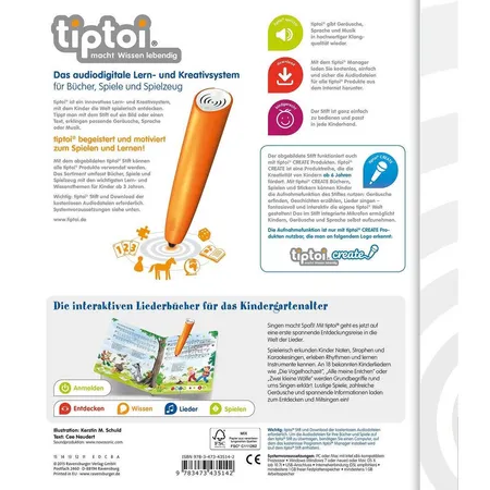 Ravensburger tiptoi Meine schönsten Kinderlieder