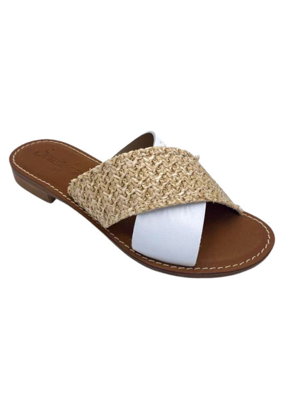 Semerdjian - Sandales AVENA Blanc/ Ecru