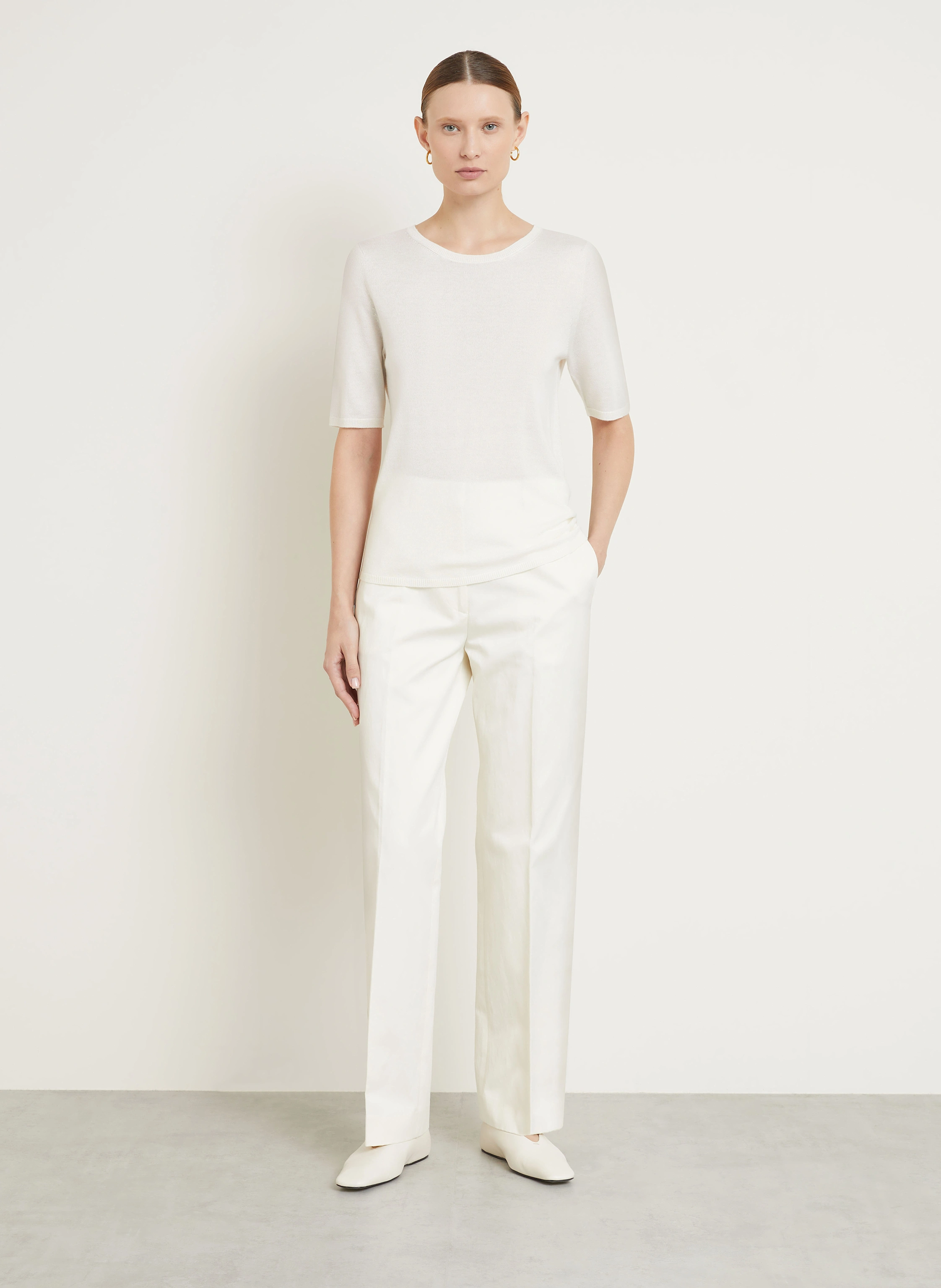 IRIS von ARNIM Strickshirt aus Cashmere mit Seide