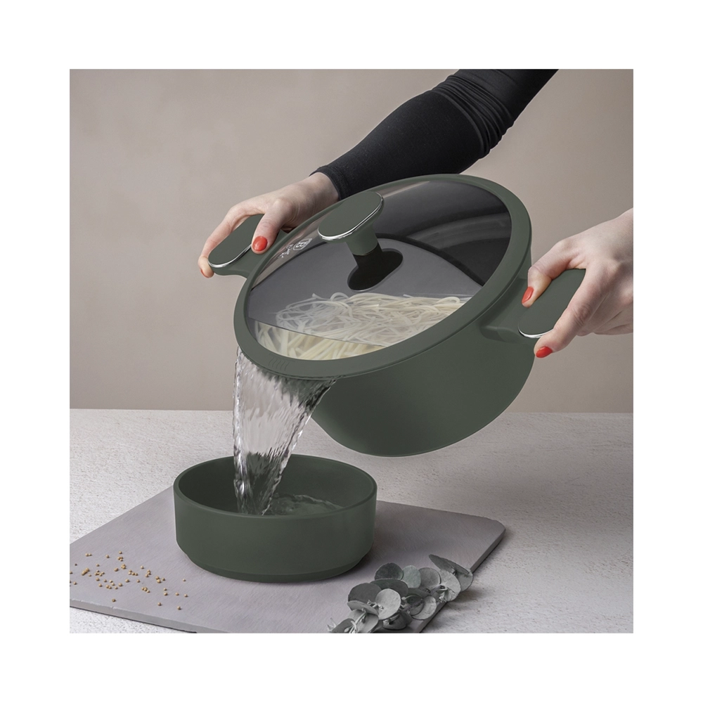 Berlinger Haus 10-teiliges Kochgeschirr-Set Matte Green Collection 2.0