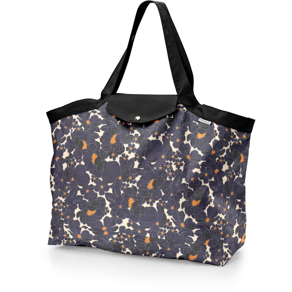 Grand Sac Cabas En Tissu Pensées Marines