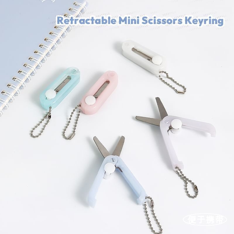 NEJA - Intrekbare mini-schaar sleutelhanger