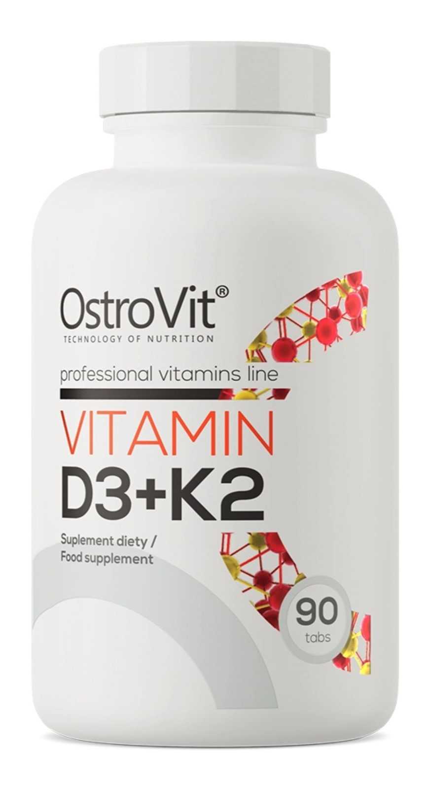 OstroVit Vitamina D3 + K2 90 comprimidos