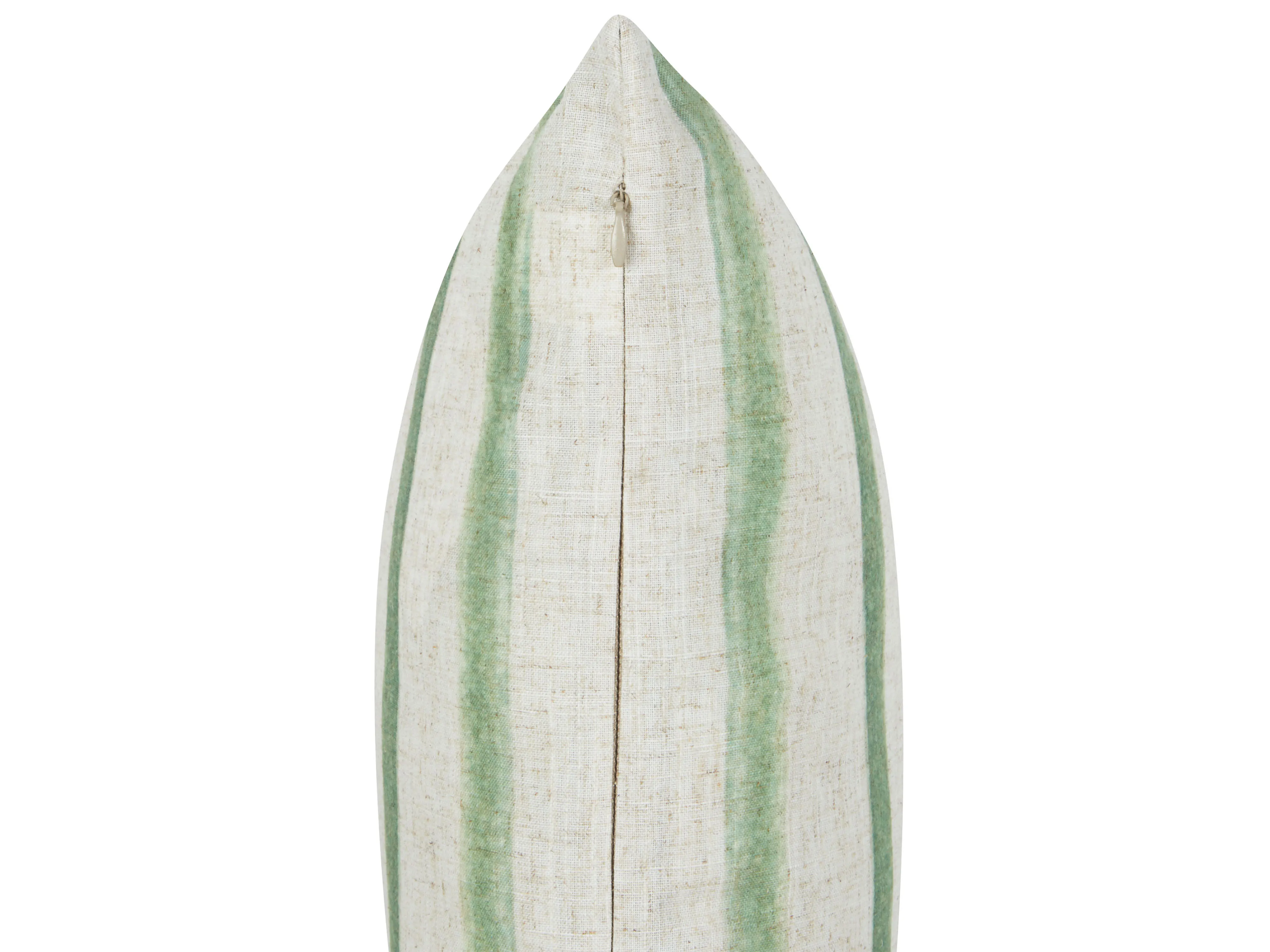 Set van 2 sierkussens KAFRA 30 x 50 cm Groen gestreept