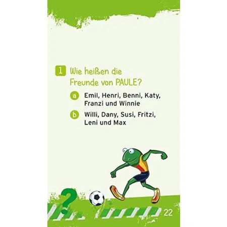 Tessloff DFB-PAULE Fußball Quizblock