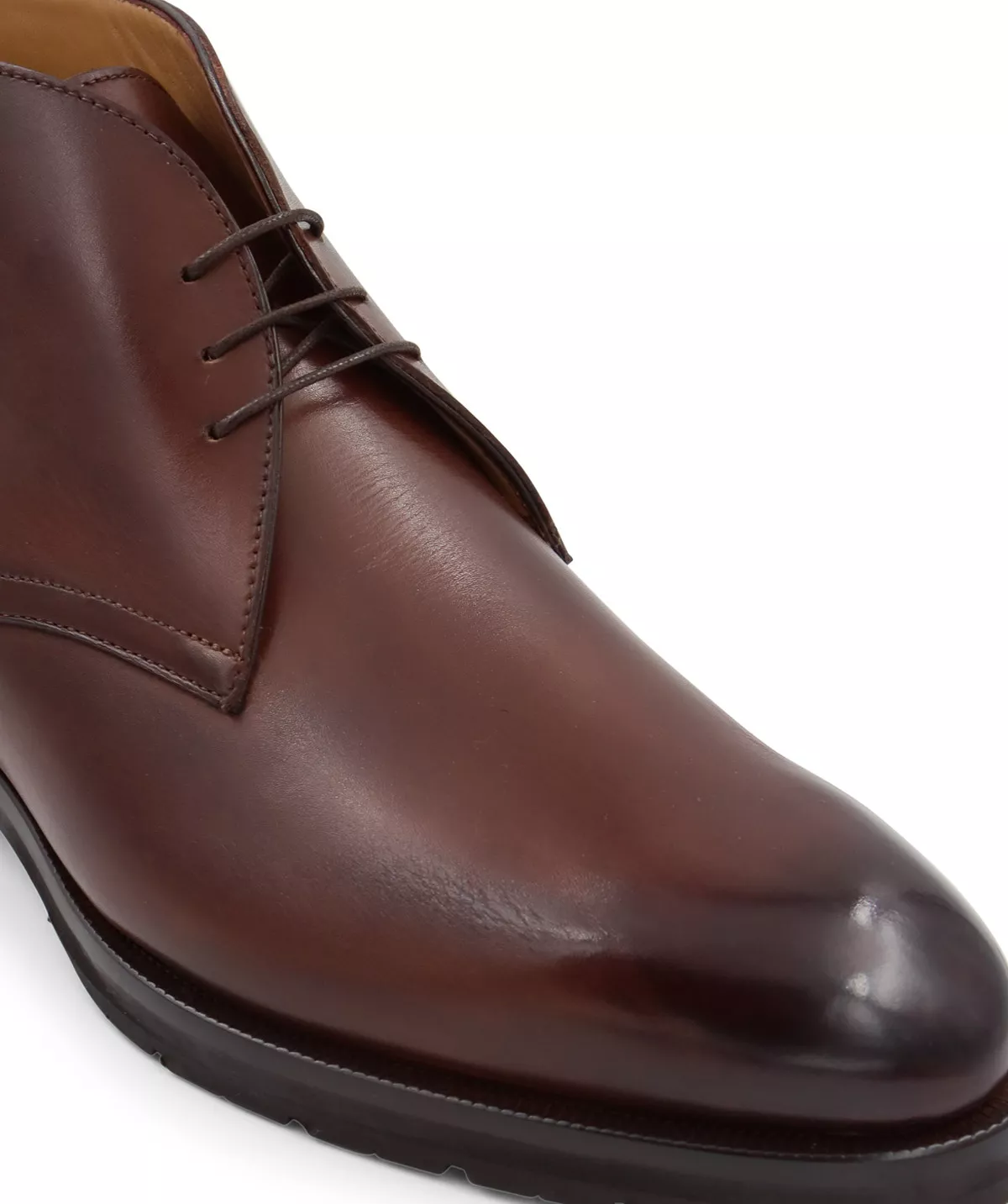 Bottines Tomaso Marron Patiné