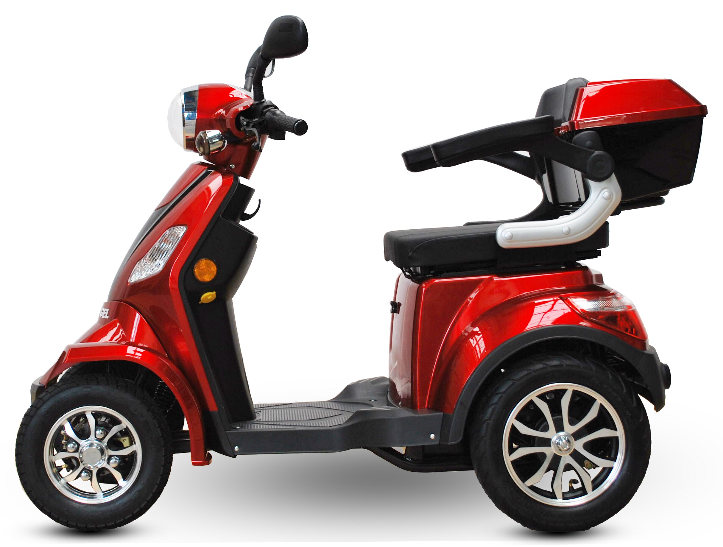 ECO ENGEL 510 E-Scooter 4 Räder25 km/h Seniorenmobil, Rot - versch. Farben
