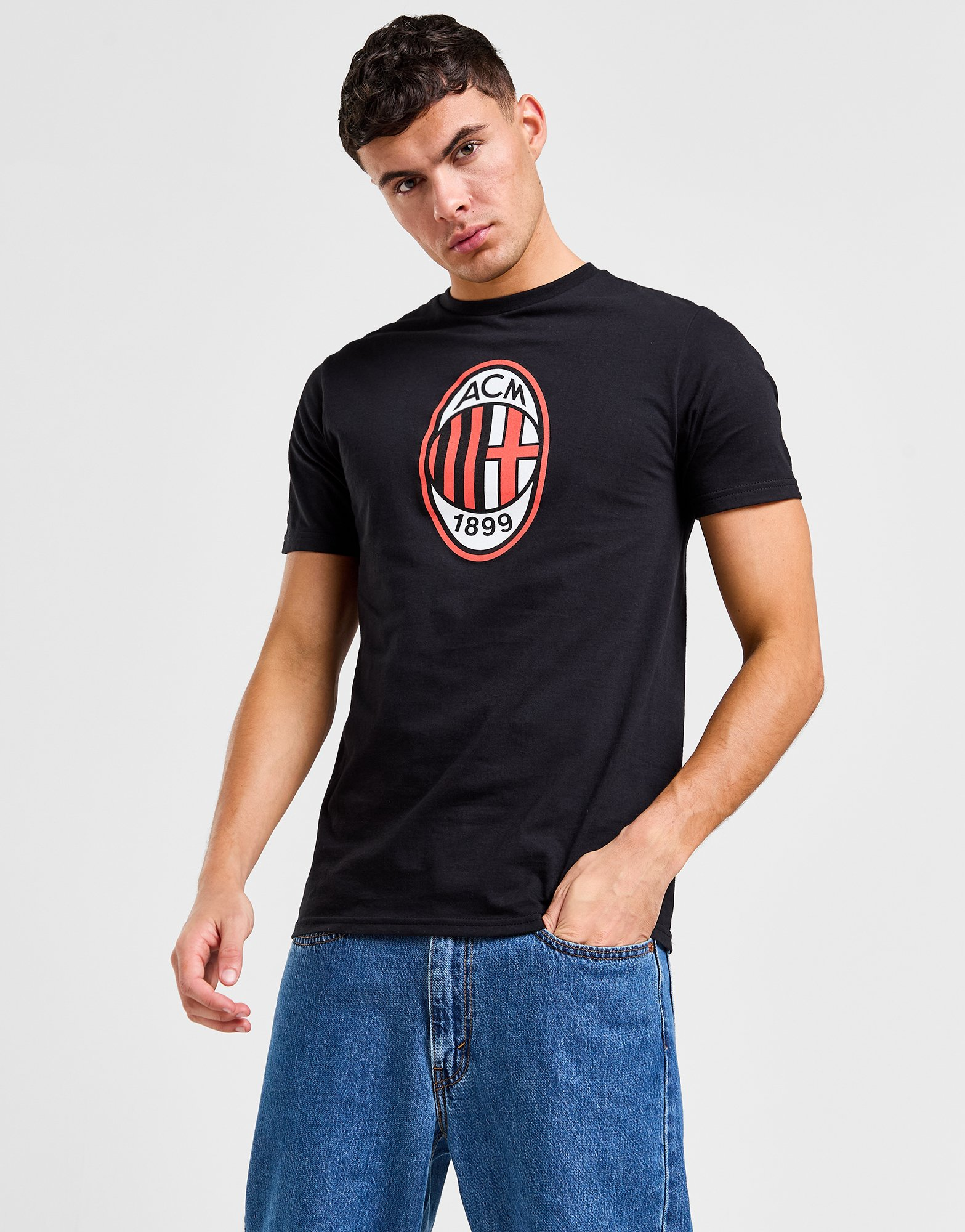Official Team T-shirt AC Milan Crest Homme
