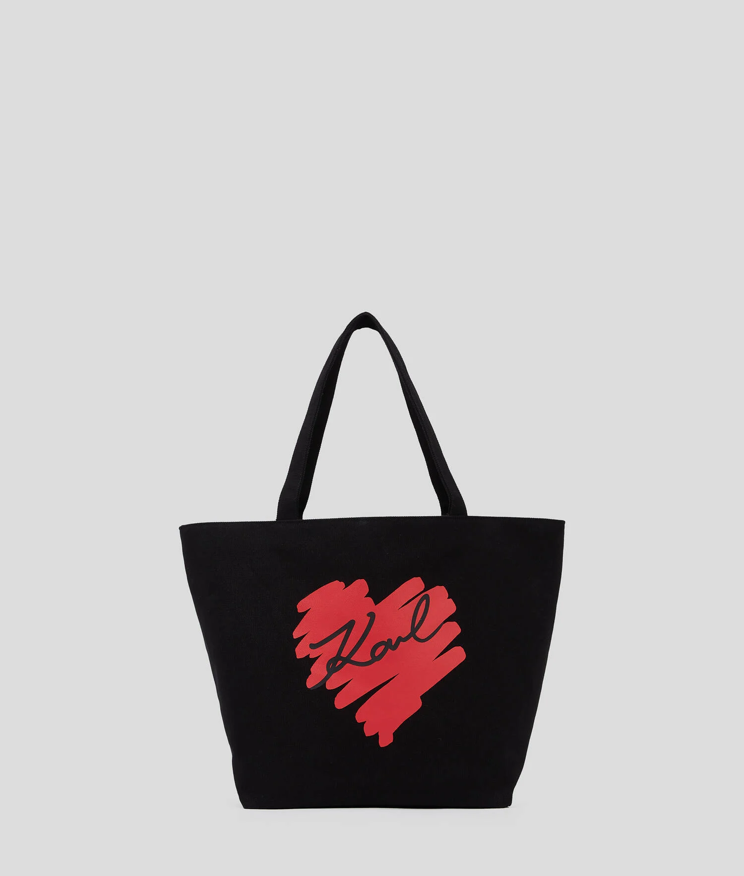 SAC CABAS RÉVERSIBLE K/HEART - Noir
