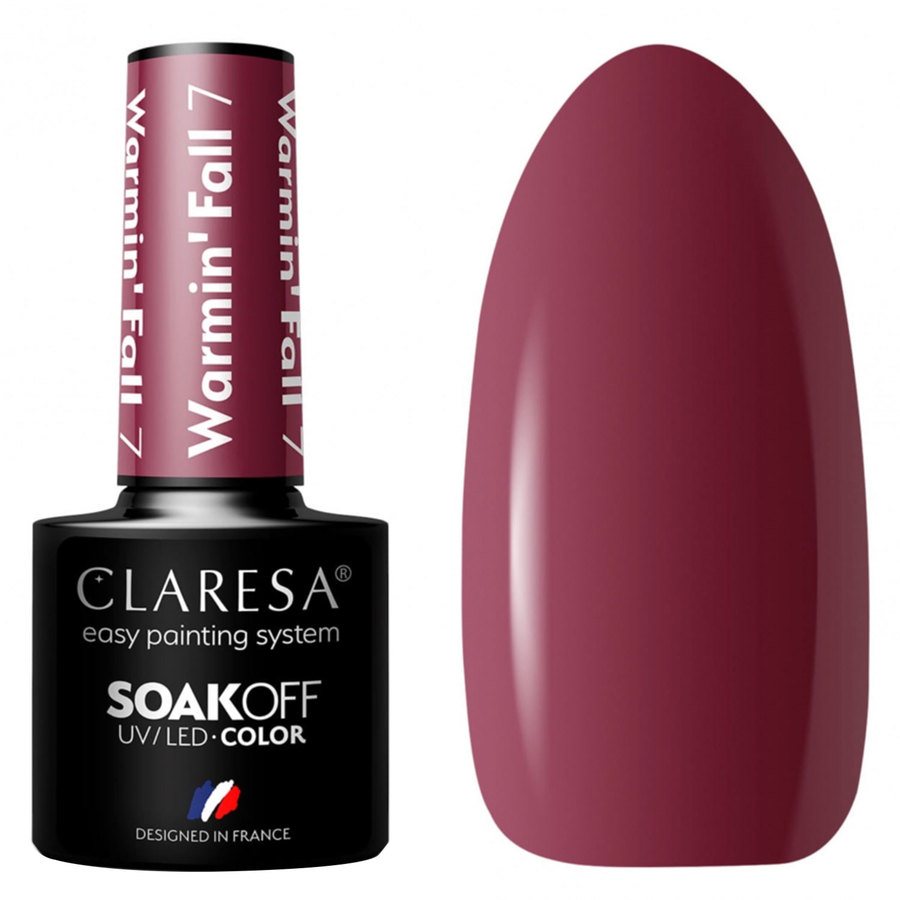 Claresa Nail Polish Hybrid Soak Off Warmin' Fall 07 5ml