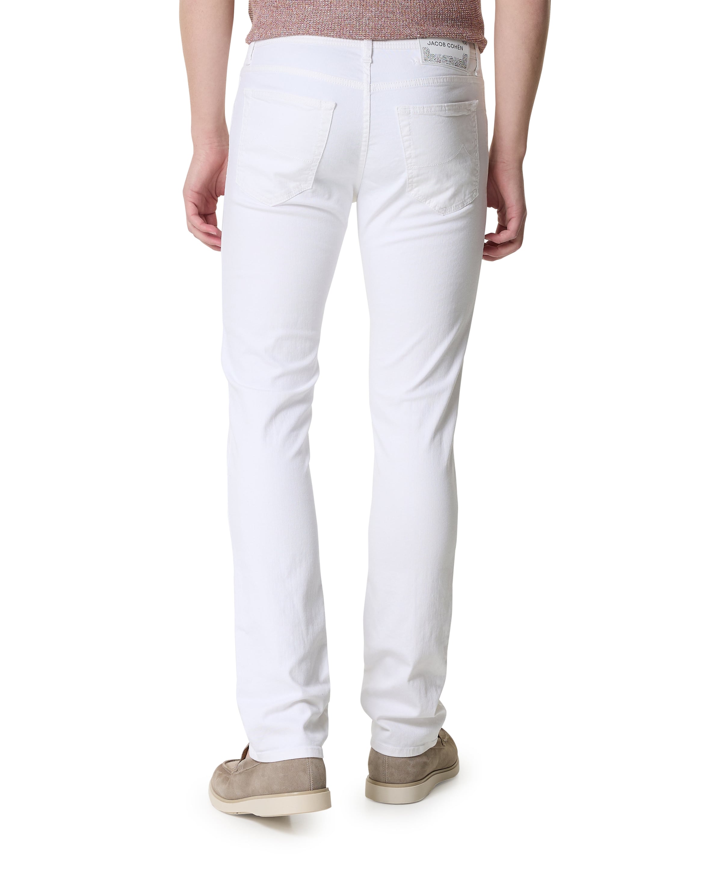 Jacob Cohën Nick Slim 5 pkt heren jeans wit