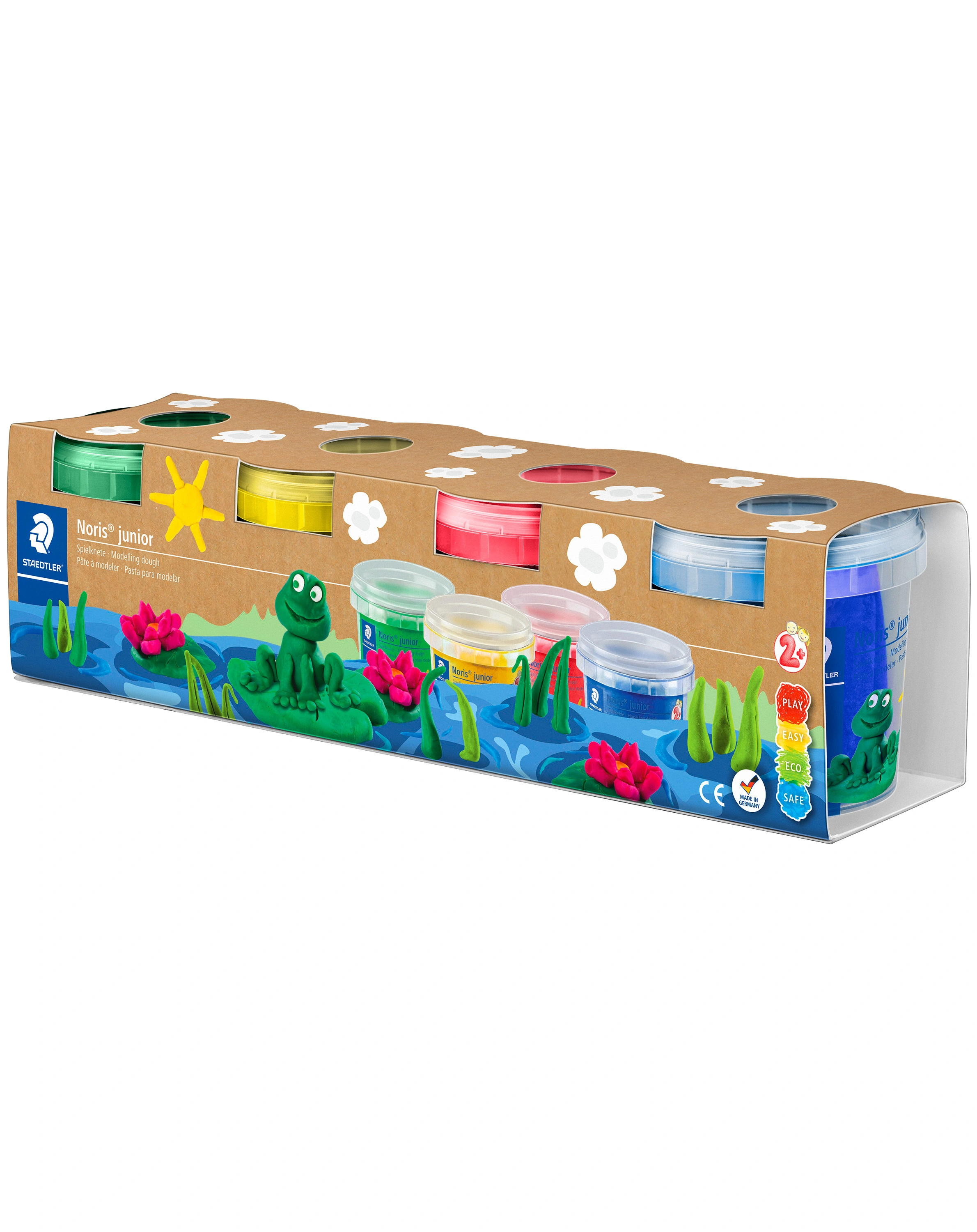8134 01 Spielknete Noris® junior BASISFARBE 4-teilig