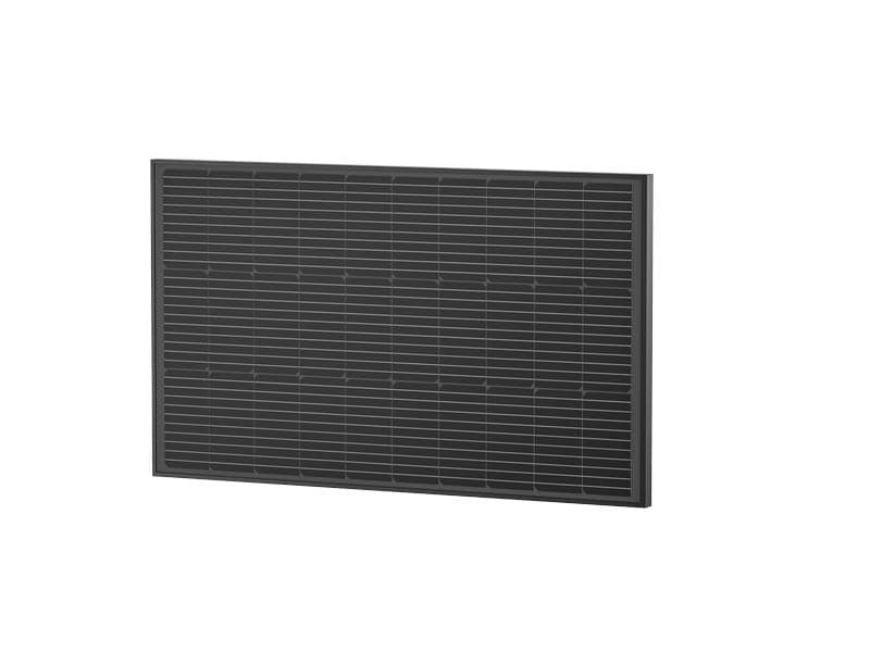 EcoFlow Solarpanel Monokristalin Modul, MC4, Rigid, 100 W, MC4 Kompatibles Solarmodul mit hocheffizienten monokristallinen Zellen