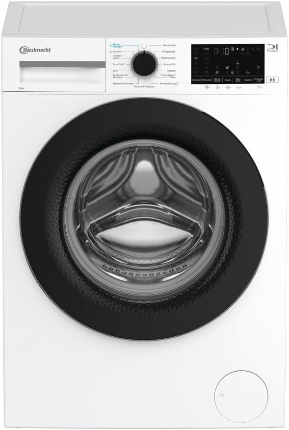 Bauknecht B W 8A10 BS Waschmaschine Frontlader/ 8kg/Steam Therapy/Adaptive Wash/ColdWash/Steam Technologie/HomeWhiz, White