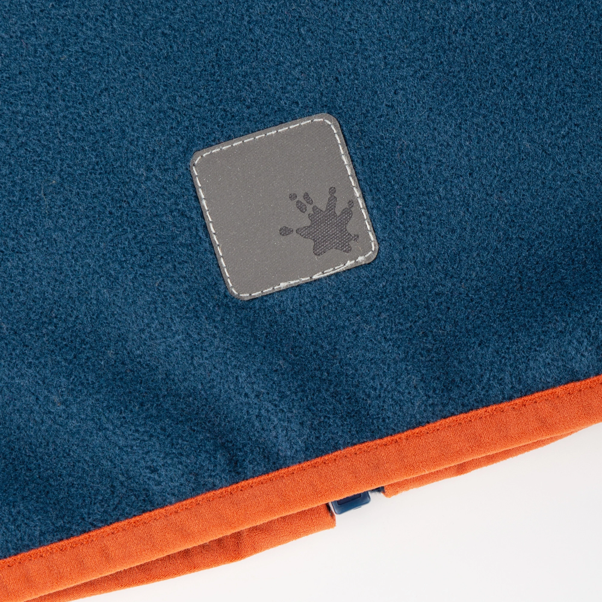 Fleecejacke M - WILD CROCODILE in blau
