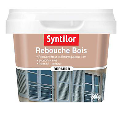 Rebouche bois intérieur et extérieur Syntilor 500g