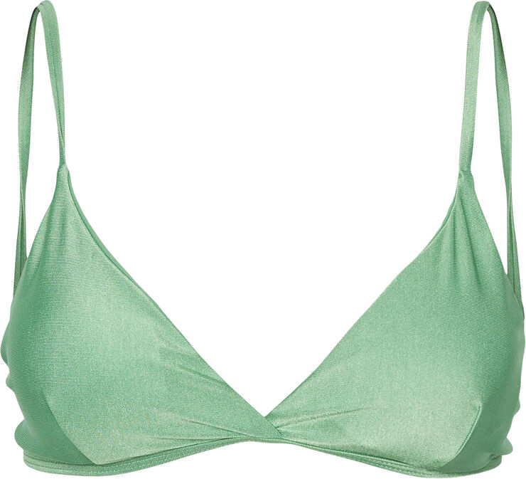 Pieces PCBIRTE BIKINI SHINY TOP SWW Absinthe green