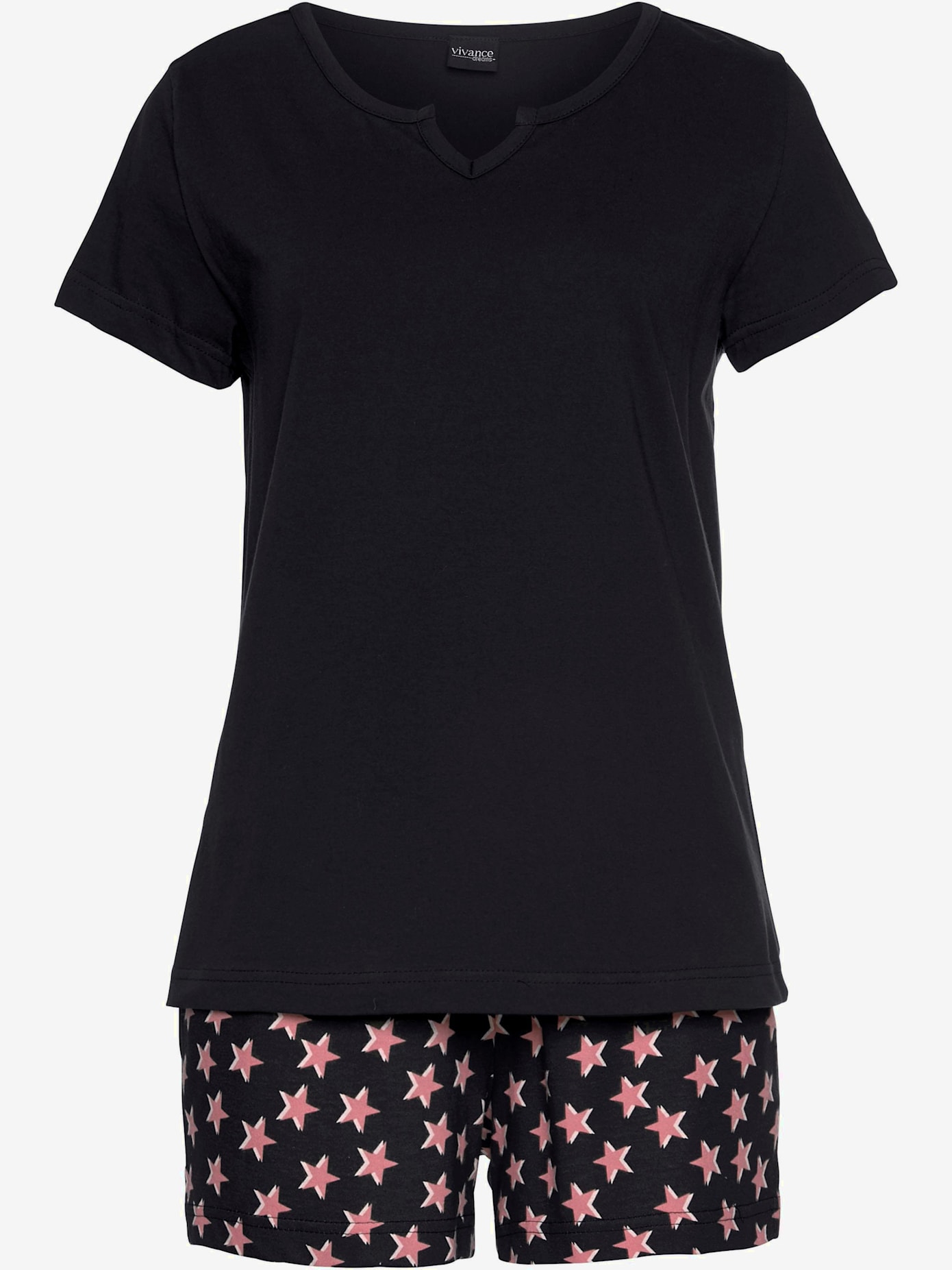 Lot de 2 pyjamas courts avec motif étoile