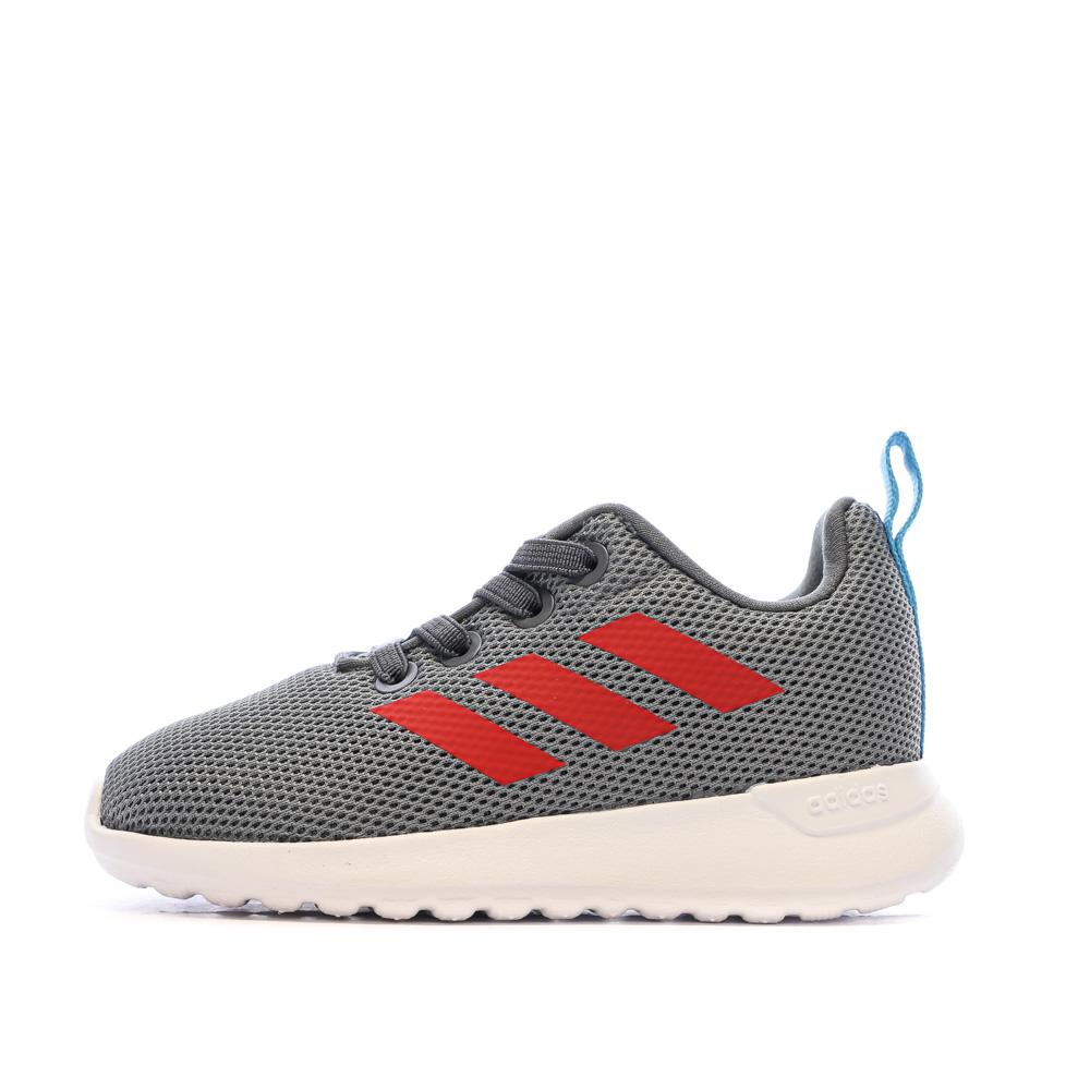 Adidas Baskets Gris/Rouge Garçon Adidas Lite Racer