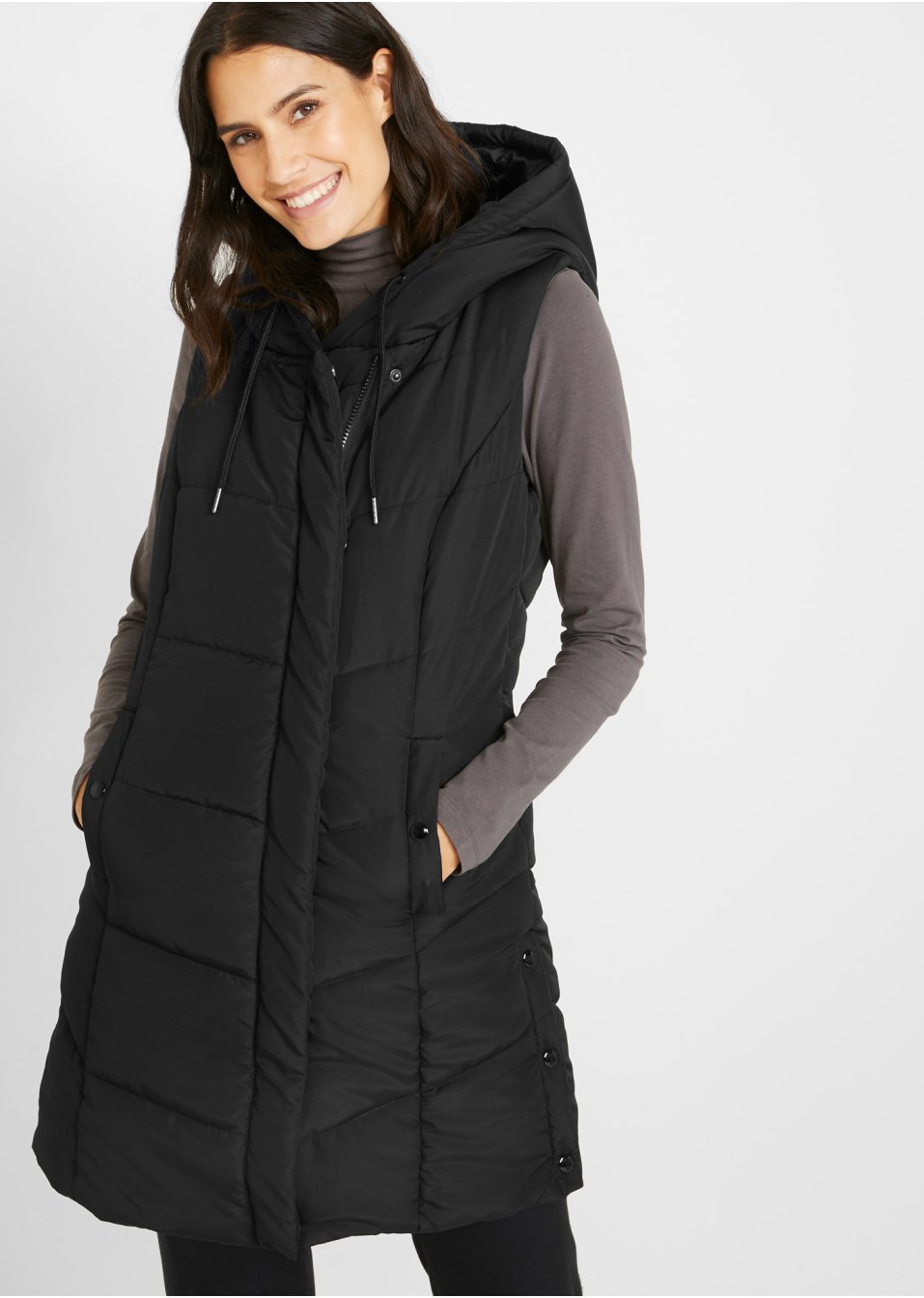 Veste sans manches matelassée en polyester recyclé