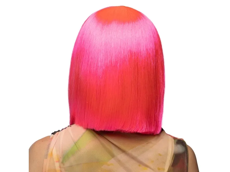 Neon pink page paryk