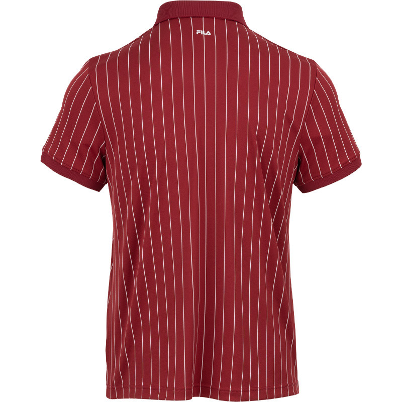 Polo Fila Bjorn Stripes bordeaux