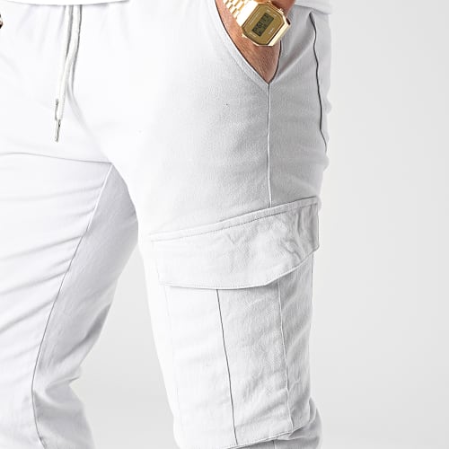 Pantalon Cargo Gris Clair