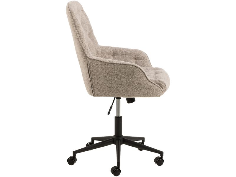 AC Design Bürostuhl Erik, mit Polsterrücken und Armlehnen, Höhenverstellbarer Schreibtischstuhl