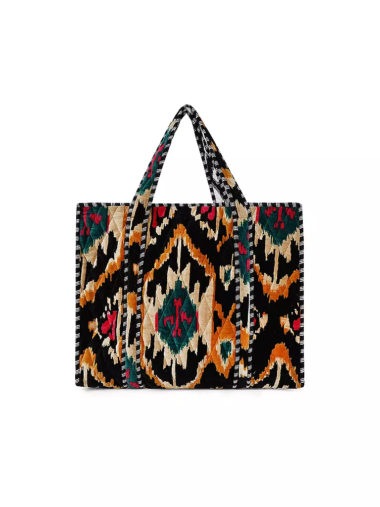 CONSCIOUS YOGA COLLECTIVE Tasche - Shopper VELVET IKAT SHOPPER schwarz