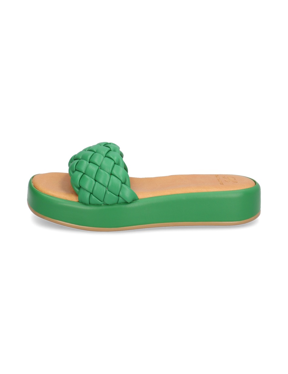Glattleder Pantoffel