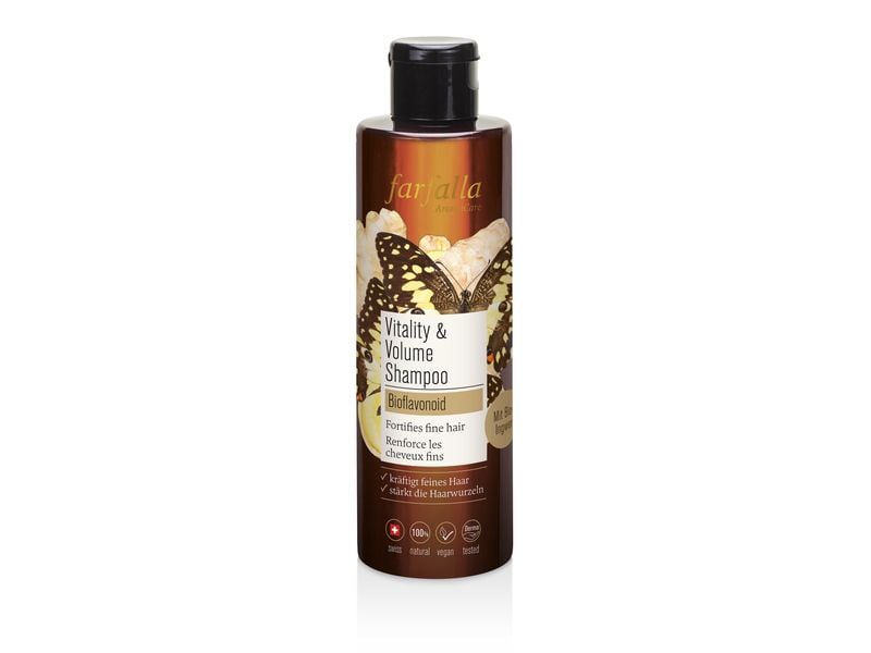Farfalla Shampoo Vitality and Volume Bioflavonoid 200 ml Natürliches Shampoo