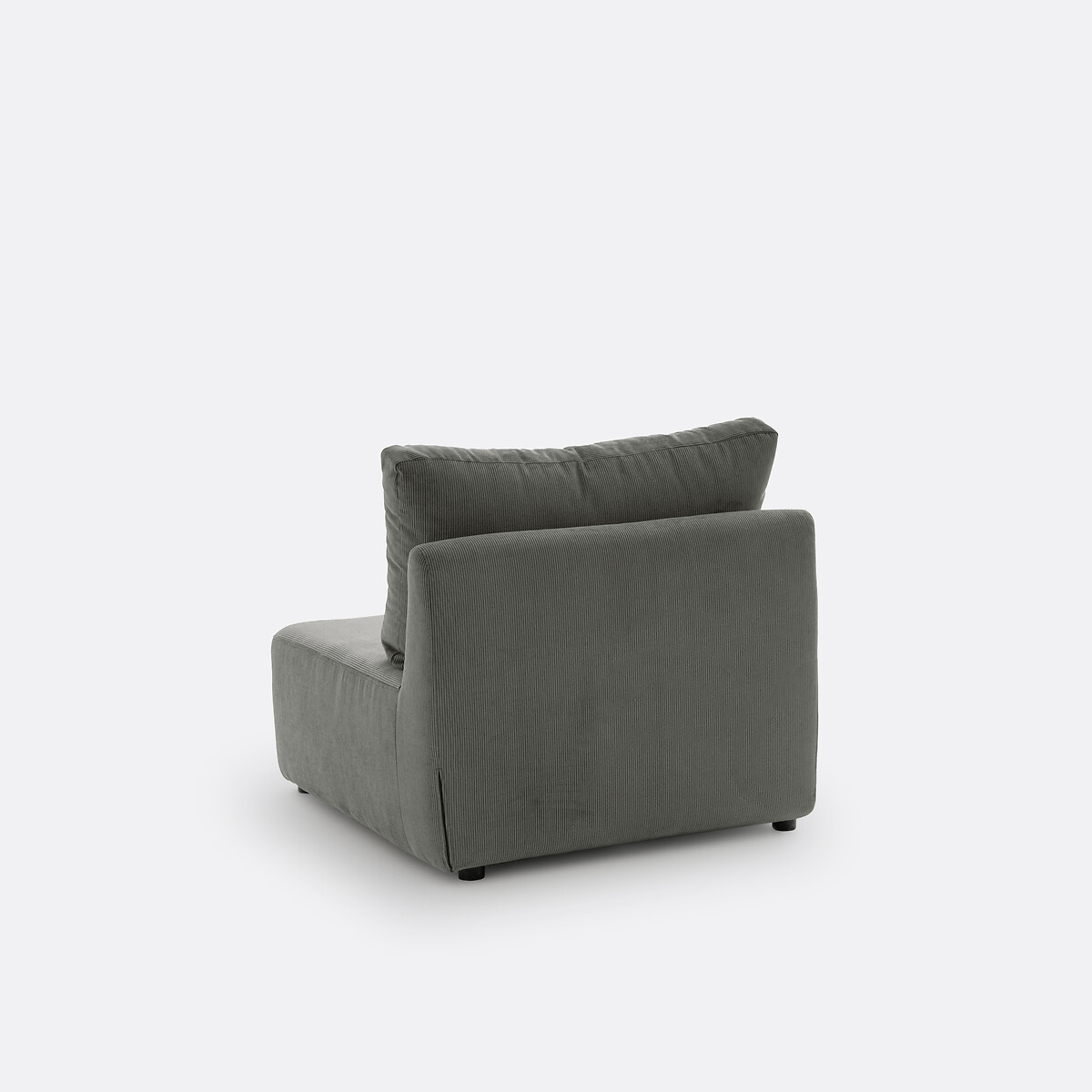 LA REDOUTE INTERIEURS<br>Sofá modular canelado de veludo, Monica