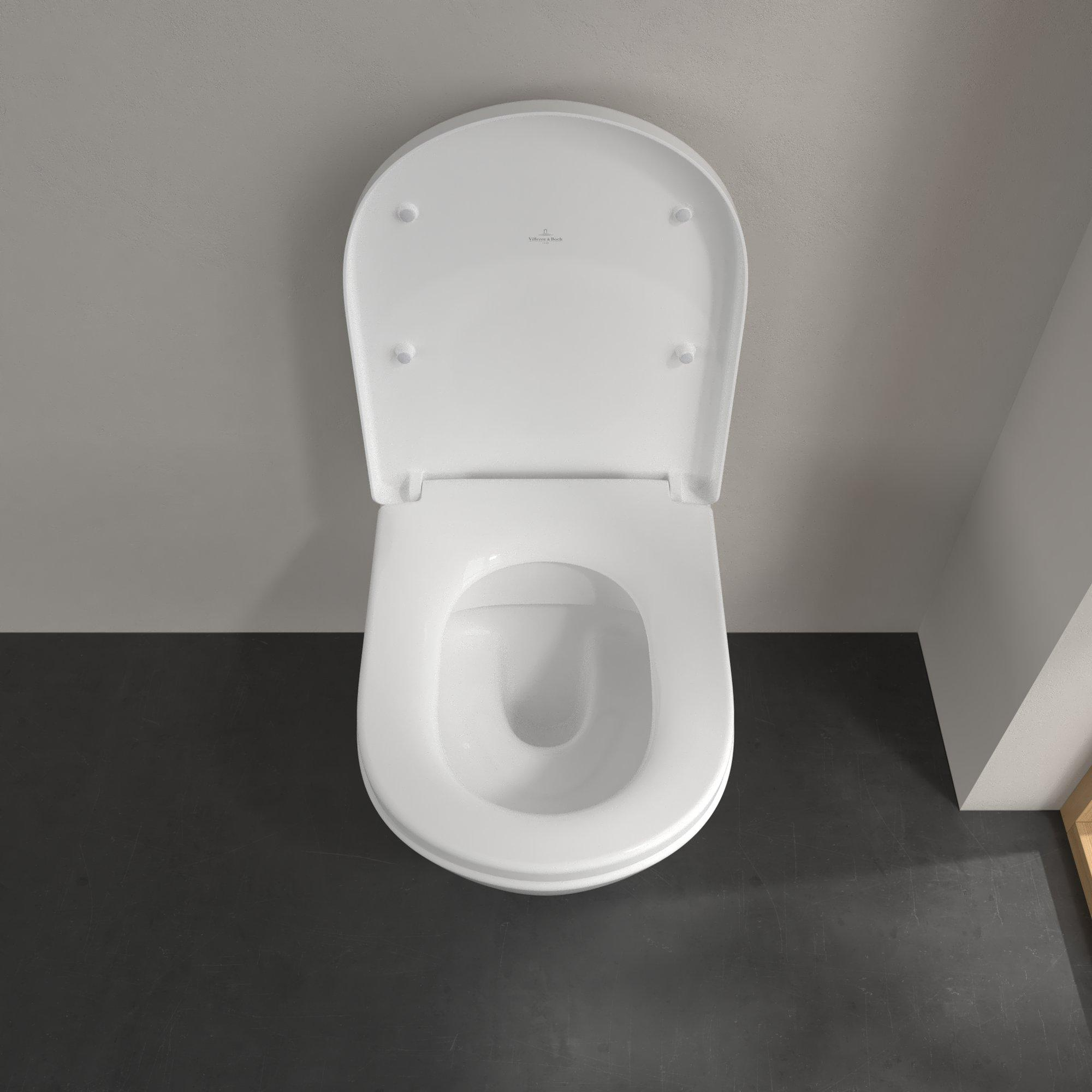 Villeroy & Boch Subway 2.0 softclose toiletzitting met quick release wit glans