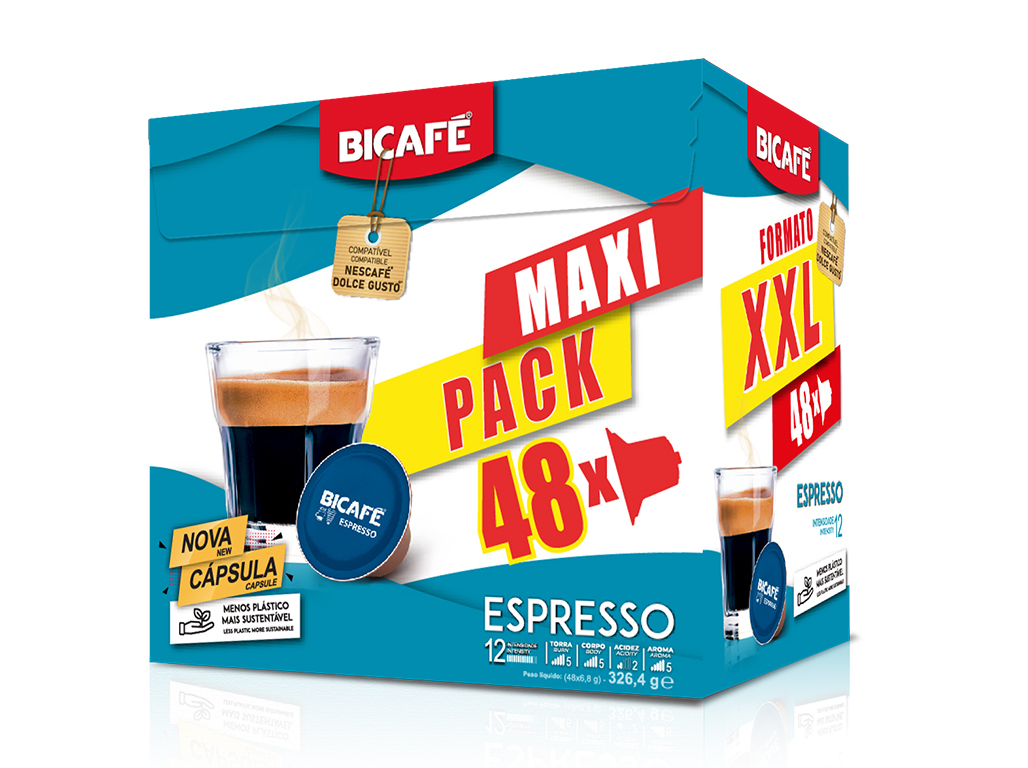 CAPSULAS BICAFÉ DG.ESPRESSO MAXI PCK 48UN