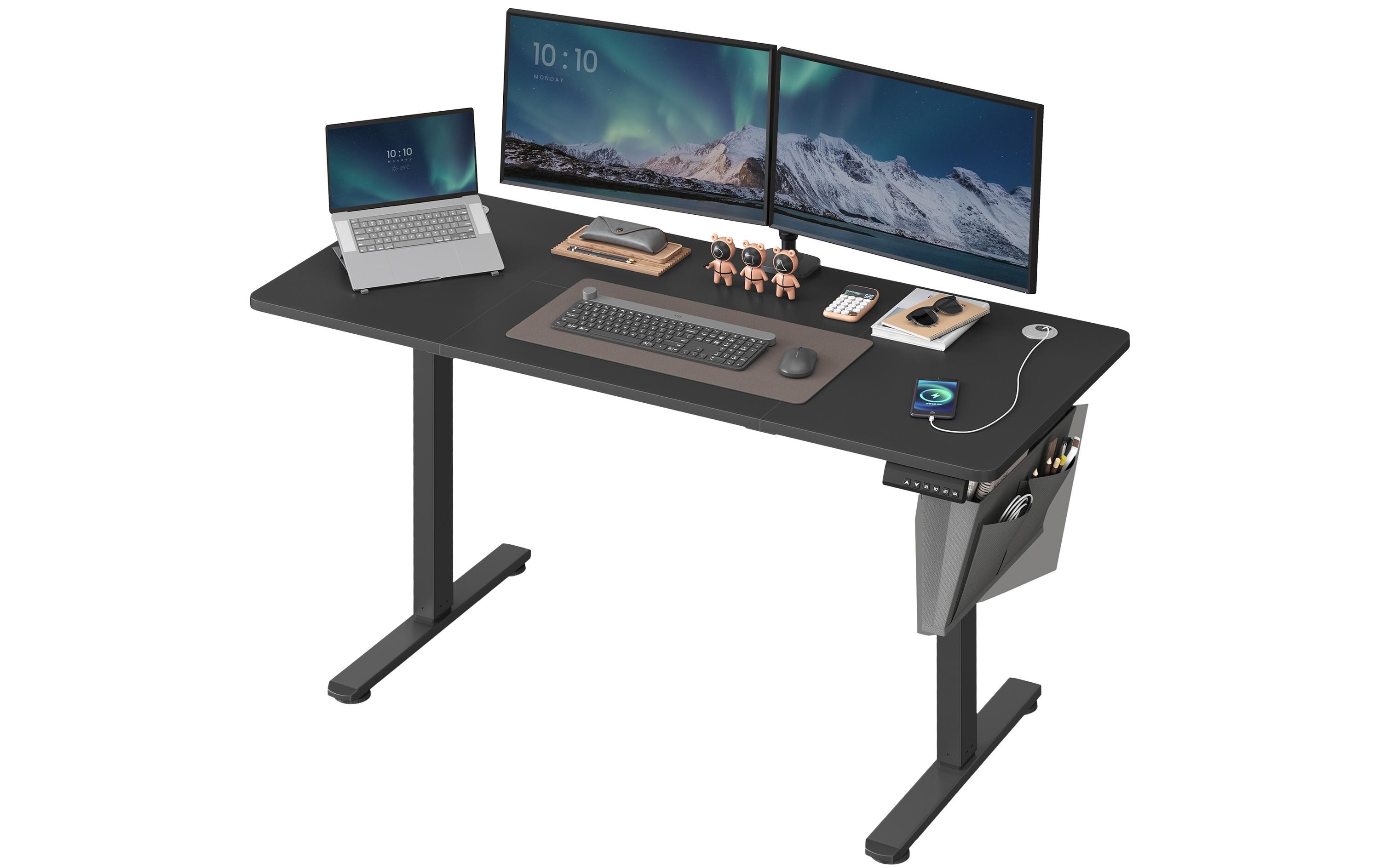 Stehtisch 140 x 60 cm, höhenverstellbar<br>Bürotisch
