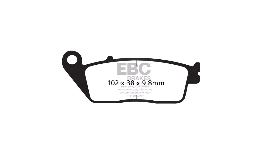 Bremseklodser for EBC, CB400SS 01-05