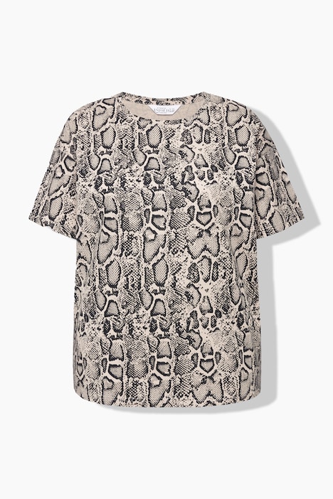 T-Shirt, oversized, Snake-Print