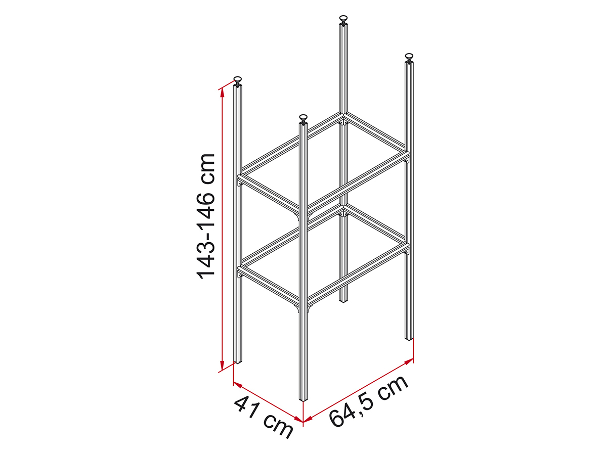 Fiamma Garage System Standard opbergsysteem
