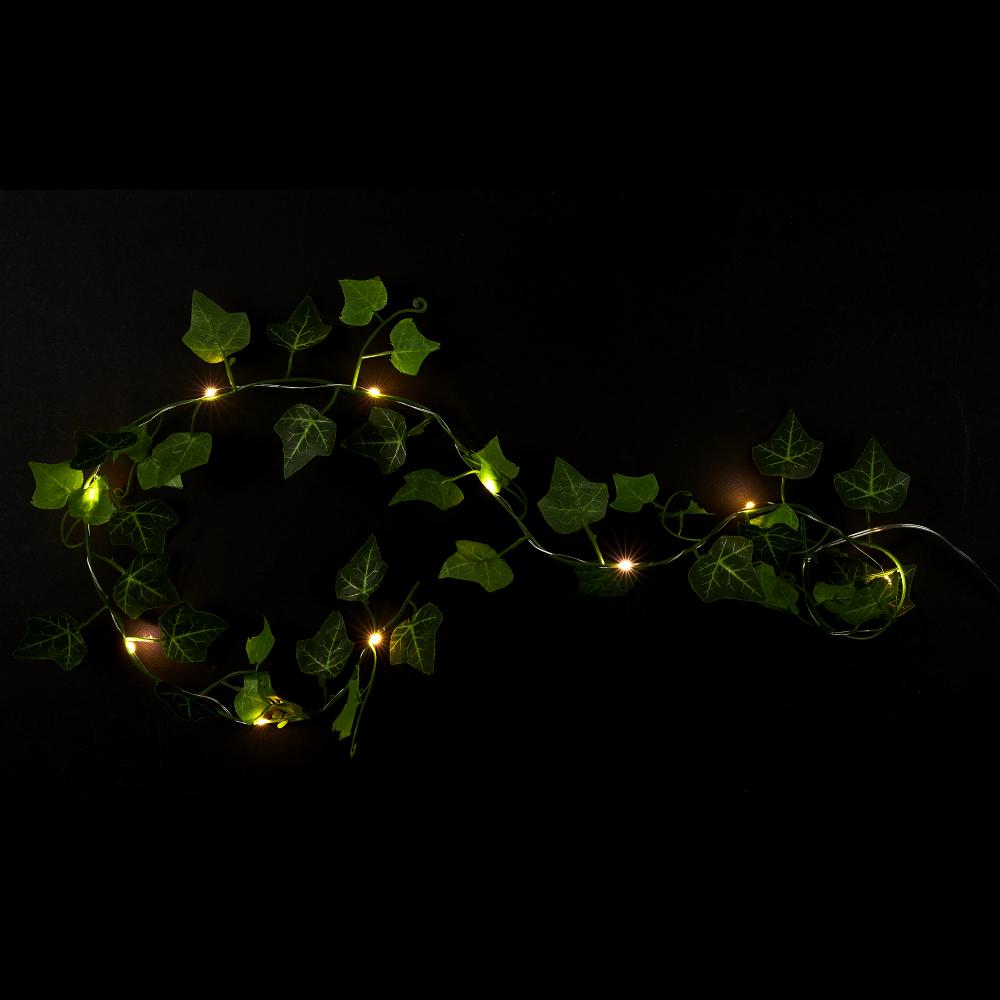 GUIRLANDE FEUILLE 10 LED 1M30