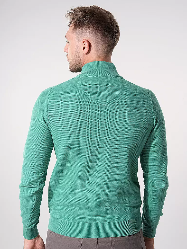 FYNCH HATTON Troyer Pullover grün
