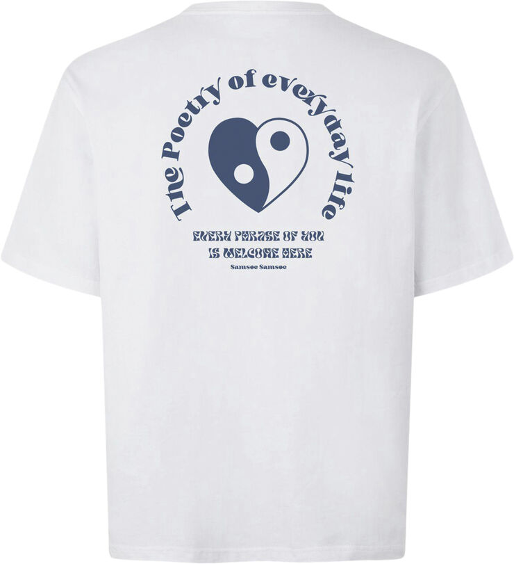 Samsøe Samsøe Sapoetry t-shirt 11725 White zen