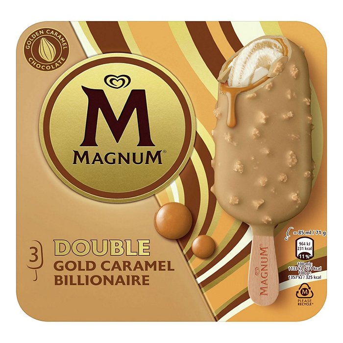 MAGNUM Double Gold Caramel Billionaire 255 ml