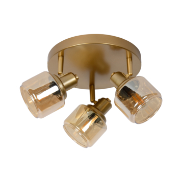 Lucide plafonspot Bjorn Ø38 cm goud
