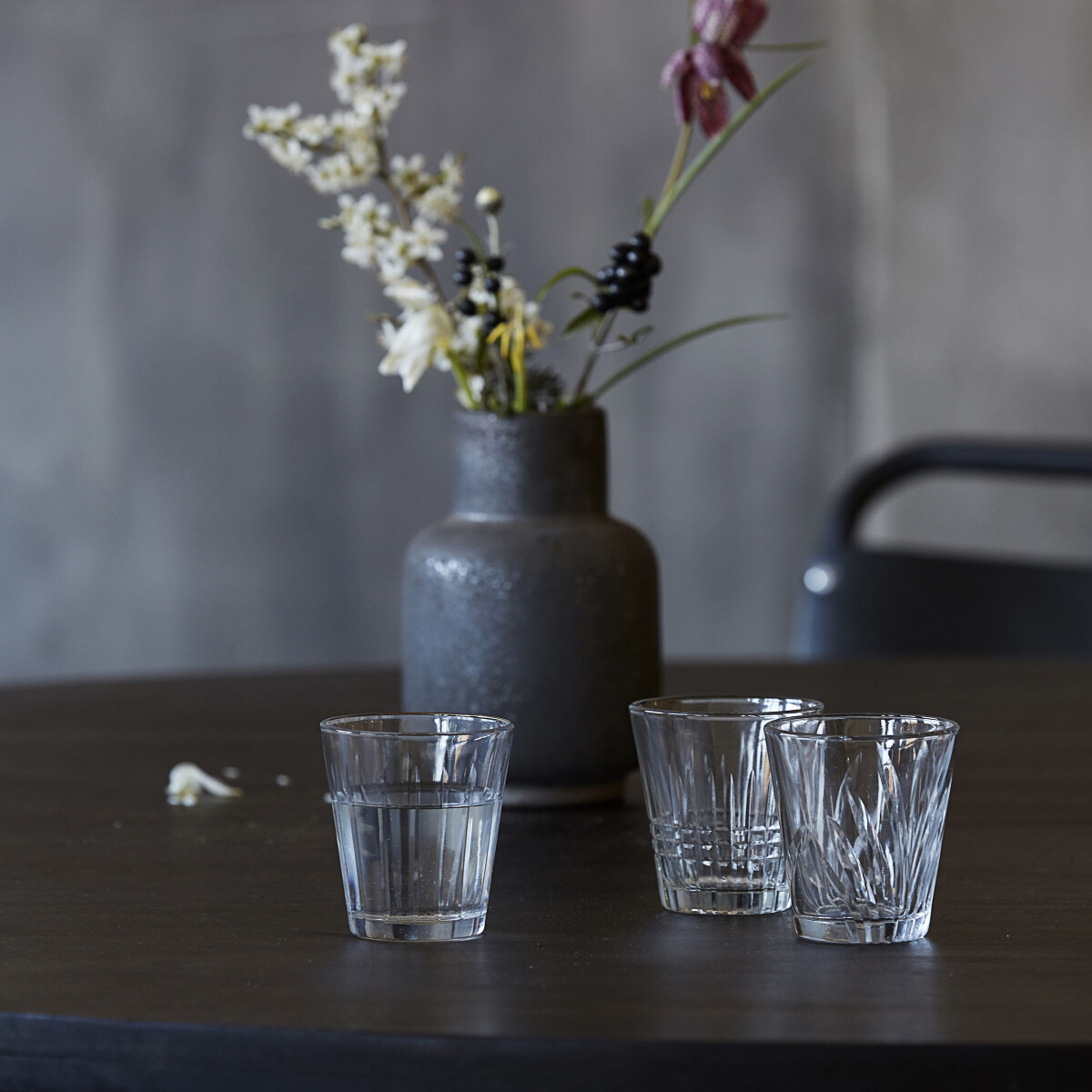 House Doctor - Vandglas - Vintage - Klar - 6 Stk