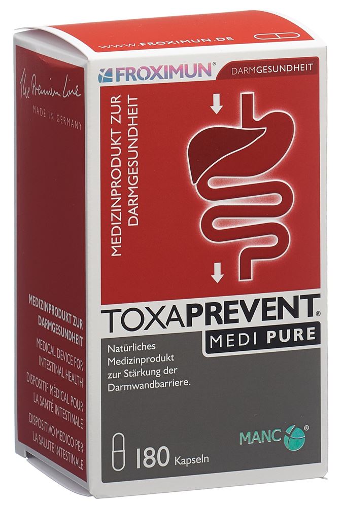 TOXAPREVENT Medi Pure<br>180 Stück, Hartkapsel