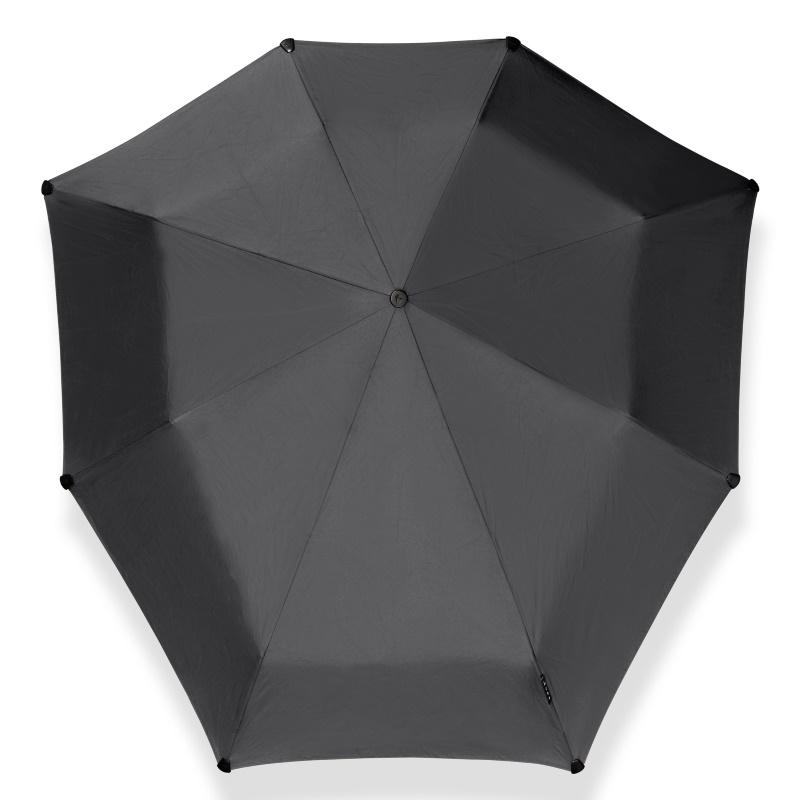Senz° Mini Opvouwbare Storm Paraplu Zwart