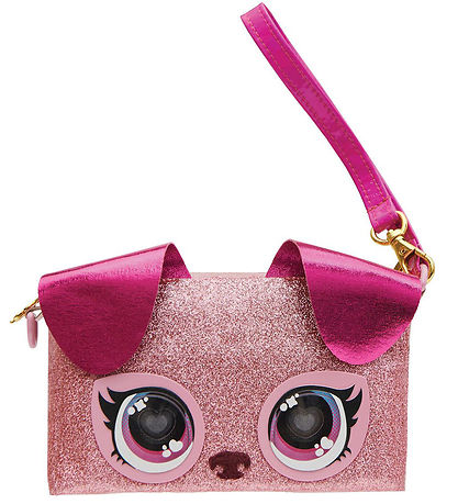 Purse Pets Handtasche m. Light - Dazzling Diva - Rosa Glitzer