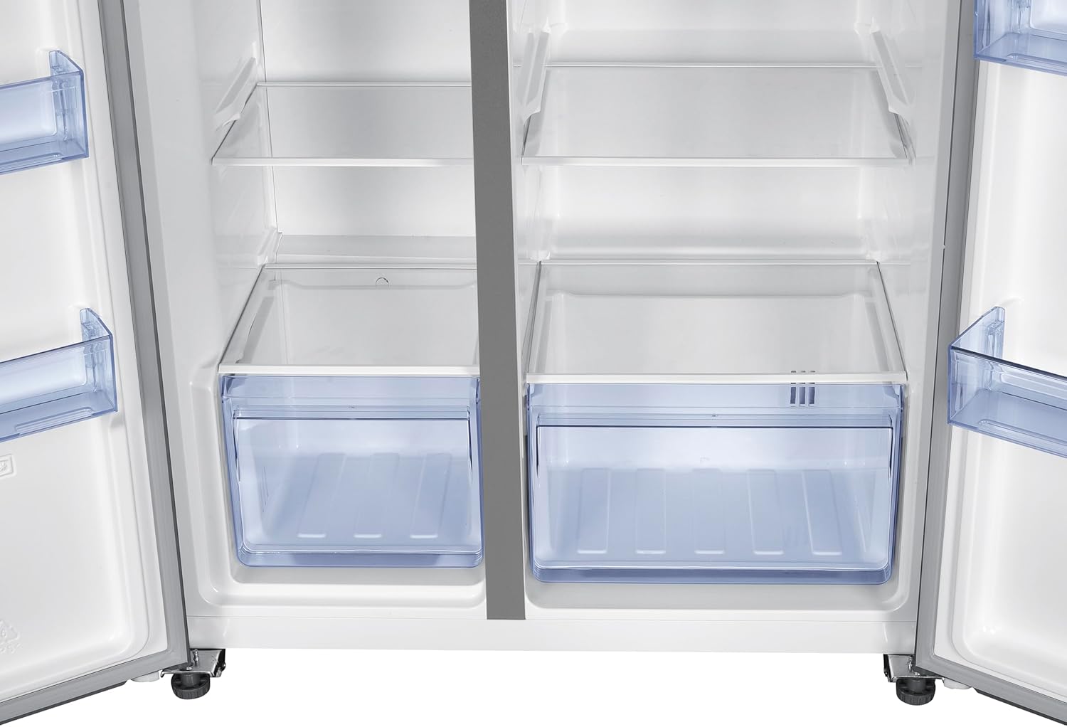 PKM Side by Side KS6.12D | Inbox Design | 288 Liter Kühlen | 151 Liter Gefrieren | Energieeffizienzklasse D |Display & Touch Control | Wasserspender |ECO-Modus |229 kWh | Freistehend